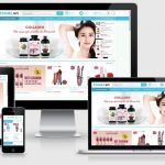 Theme WordPress bán mỹ phẩm mẫu số 11